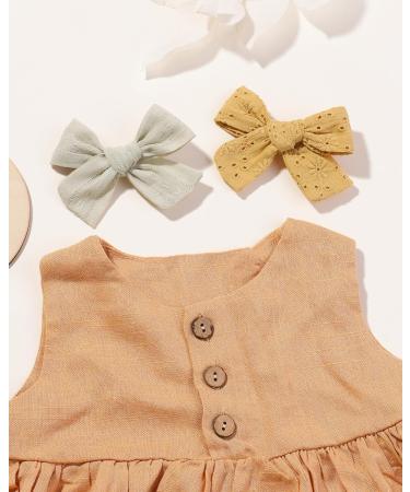 Jollybows 20pcs Baby Girl Hair Bows Clips | Fully Lined 3.5 Barrettes | Hair Accessories for Kids & Teens - Buy Online on GoSupps.com