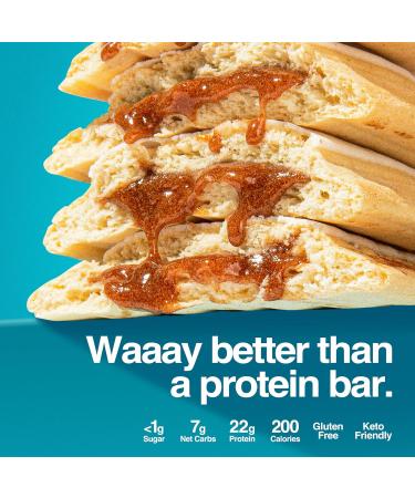 Legendary Foods 22g Protein Pastry 0g Added Sugar Low Carb Gluten Conscious Keto Snack Ideal for Glucose Management Includes Whey Protein Isolate 8 Pack Frosted Cinnamon - Buy Online on GoSupps.com