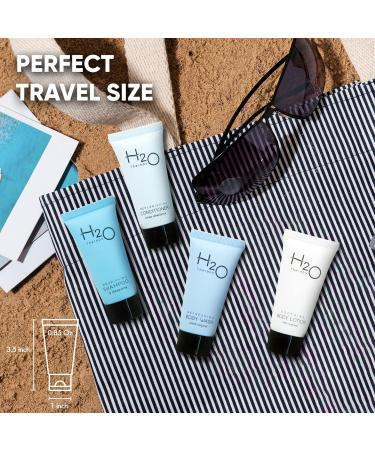 H2O Therapy Hotel Soaps & Toiletries Bulk Set | 80-Piece All-In-Kit for Hotels & Airbnb | Travel Size Shampoo Conditioner Body Wash & Lotion - .85oz - Buy Online on GoSupps.com