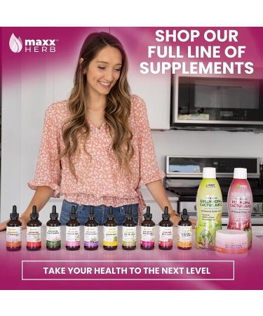 Maxx Herb Pau D'Arco Extract with Dandelion Root & Red Clover - Immune Support Tincture 4 Oz Bottle - Buy Online on GoSupps.com