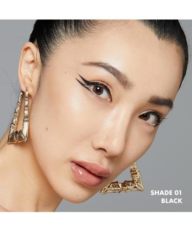 Nyx Professional Makeup Epic Ink Eye Liner - Waterproof Vegan 2-Pack (Shade 01 Black 1ml) - International Shipping Available - Buy Online on GoSupps.com