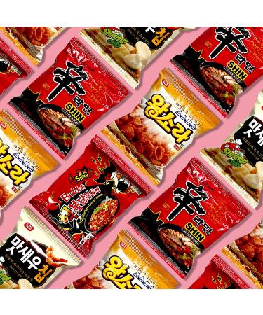 Dagaon Delightful Korean Snack Box - 22 Count Assortment of Tasty Korean Snacks and Foods including Chips, Biscuits, Cookies, Pies, Candies, and more! - Buy Online on GoSupps.com