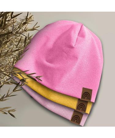 Fencchis Austria Children Beanie | Spring Slouch Hat for Ages 6m-3 Years | Gift-Ready Cotton Hat in Coral | Size 48-52 cm - Buy Online on GoSupps.com