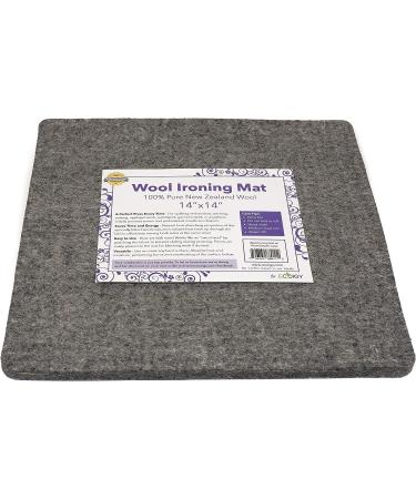 Ecoigy 14x14 Wool Ironing Pad - 1/2 Thick Pressing Mat for Quilting - 100% New Zealand Wool - Quilting Supplies and Notions - Buy Online on GoSupps.com