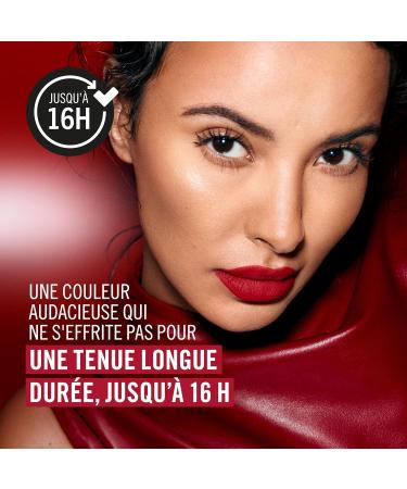 Rimmel London Lasting Mega Matte Liquid Lipstick Long-Lasting Hydrating Vegan Formula - 920 - Scarlet Flames 7.4ml - Buy Online on GoSupps.com