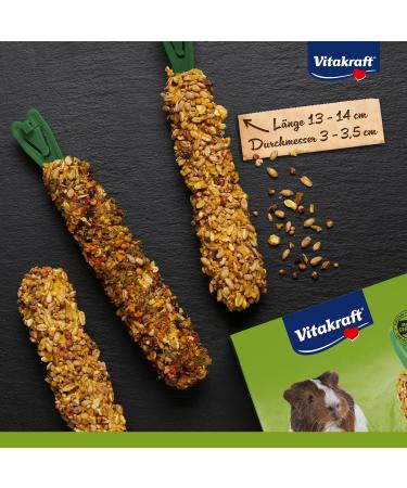 Vita Power Kr cker Mix for Guinea Pigs Healthy Nibbles with Citrus Vegetables & Honey No Added Sugar or Grain (168g) - Buy Online on GoSupps.com