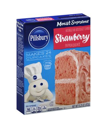 Pillsbury Cake Mix - Moist Supreme Strawberry 15.25 oz