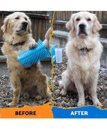 Dog Paw Cleaner Large with Handle - Micro-Fibre Drying Mitt Included - Buy Online on GoSupps.com