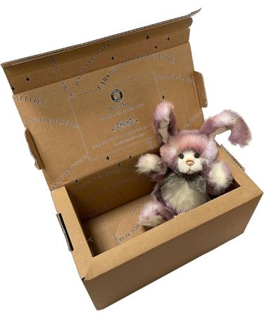 Charlie Bears Treacle Toffee | 2023 Long Fluffy Plush Collectable Jointed Teddy Bear With Scarf Accessory - Buy Online on GoSupps.com