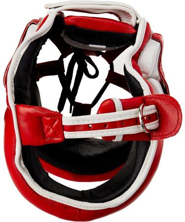 Ringside Deluxe Face Saver Boxing Headgear - Large-X-Large - Red - Buy Online on GoSupps.com