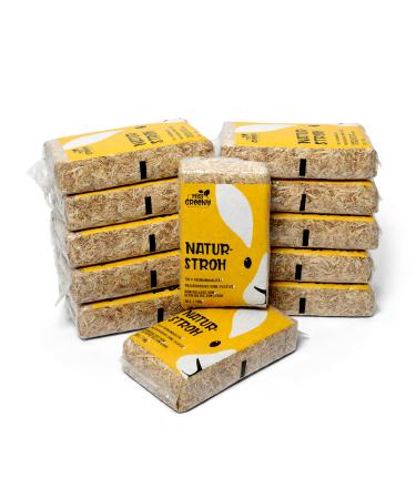 Miss Greeny - 12kg natural grain straw - in handy 1kg bags