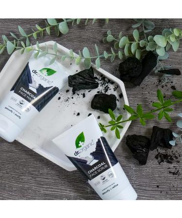 DR Organic Activated Carbon Facial Peeling - Vegan Acne Treatment & Natural Skin Clarifier - 125ml Paraben & SLS-Free Eco-Friendly - Buy Online on GoSupps.com