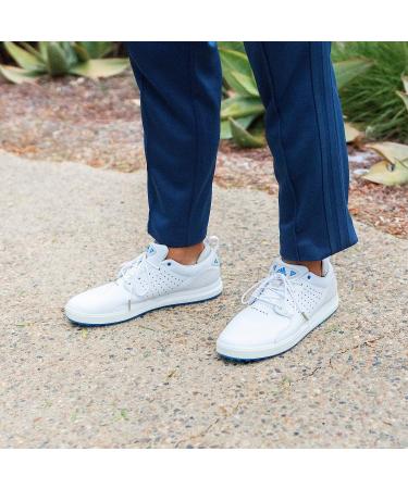 adidas Men's Flopshot Spikeless Golf Shoes 11 - Footwear White/Gold/Blue Rush - Buy Online on GoSupps.com
