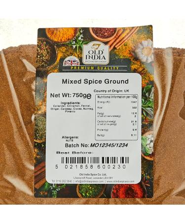 Old India Mixed Spice Ground 750g - Authentic Blend for Exquisite Flavors | Pack of 1 - Buy Online on GoSupps.com