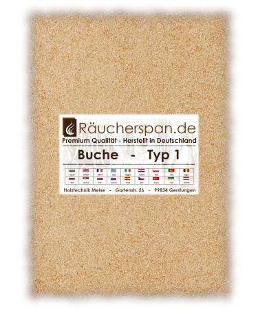 Smoking chips smoking flour beech type 1 very fine flour for cold smoking (2kg) 2.0 kilograms 2kg