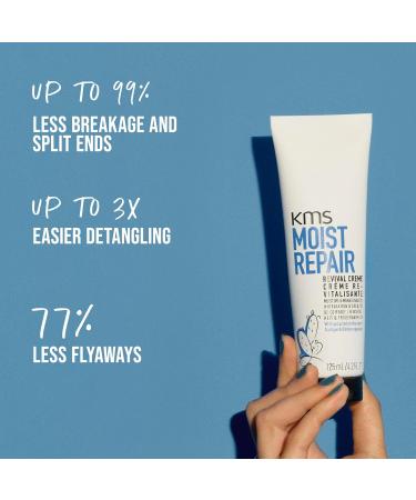 KMS MoistRepair Revitalizing Cream 125ml Enhanced Formula Hydration and Manageability with Recycled Prickly Pear Vegan Formula - Buy Online on GoSupps.com