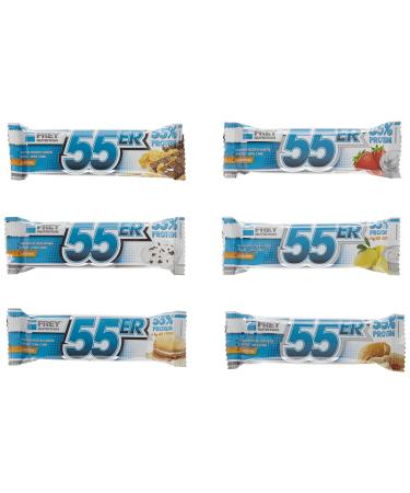 Frey Nutrition 55er Protein Bar 20 x 50 g Mix Box 1 Pack (1 x 1 kg) Mixed