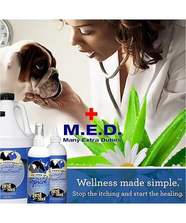 Best Shot Pet M.E.D. Topical Spray 12 oz - Soothing Relief for Pets - Buy Online on GoSupps.com