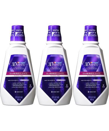 Crest 3D White Multi-Care Whitening Rinse - Glamorous White Fresh Mint 32 oz - Pack of 1 - Buy Online on GoSupps.com