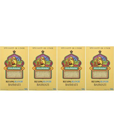 RAAJMAHAL Basmati Rice Case 500 g - Pack of 4 White - Buy Online on GoSupps.com