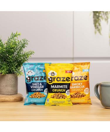 Graze Snacks Variety box - Crunch snacks - Best of all flavors selection box- 30% less fat than crisps - Total of 54 snacks - Buy Online on GoSupps.com