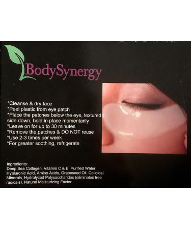 Deep Sea Collagen Eye Masks - 20 Pack with Vitamin C, Vitamin E & Hyaluronic Acid - Buy Online on GoSupps.com