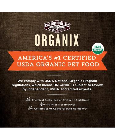 Castor & Pollux Organix Grain Free Organic Senior Dog Food - 4lb Bag - Buy Online on GoSupps.com