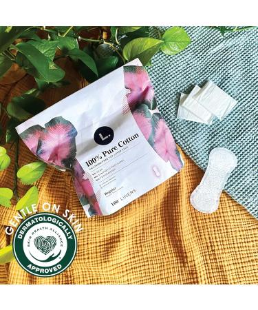This is L. Organic Cotton Ultra Thin Liners for Women Regular Absorbency 100 Count Liners 100ct - Buy Online on GoSupps.com