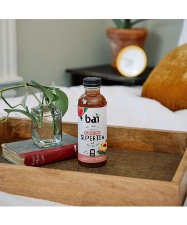 Bai Iced Tea Narino Peach Antioxidant Supertea - 12 Pack, 18 Fl Oz Bottles - Buy Online on GoSupps.com