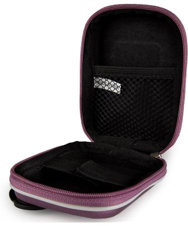 Eva Hard Shell Purple Diabetic Organizer Carrying Case Cover by SumacLife - Buy Online on GoSupps.com