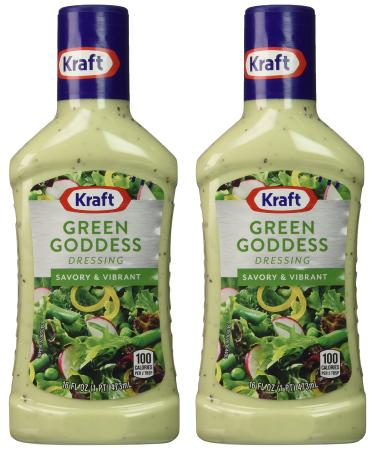 Kraft Green Goddess Dressing, 16 Fl Oz (Pack of 2)