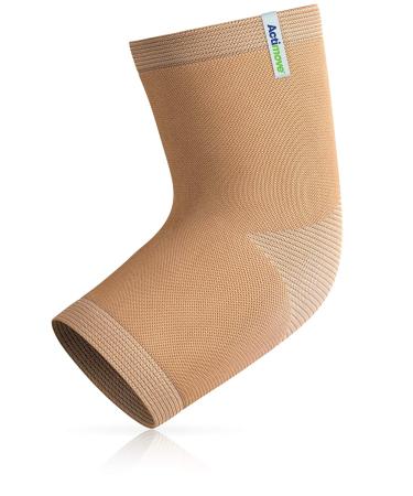 Actimove Arthritis Care Elbow Support | Light Compression & Therapeutic Warmth for Elbow Arthritis - Beige Medium - Buy Online on GoSupps.com