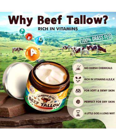 Beef Tallow for Skin - Moisturizer Cream - 100% Grass Fed - Whipped Beef Tallow - Organic Jojoba Oil - Organic Shea Butter - Supports Eczema, Rosacea+ - Made in USA - Citrus Breeze - 2 oz Citrus Breeze 2 Fl Oz (Pack of 1) - Buy Online on GoSupps.com