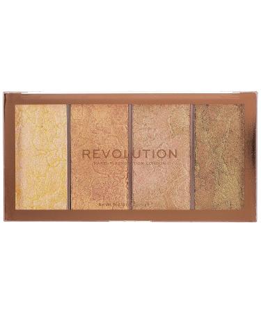 Makeup Revolution Highlighter Palette - Vintage Lace - 20g | Face Highlighter - Buy Online on GoSupps.com