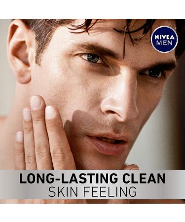 NIVEA MEN DEEP Cleansing Beard & Face Wash - Charcoal Infused, 3 Pack (3.3 Fl Oz Each) - Buy Online on GoSupps.com