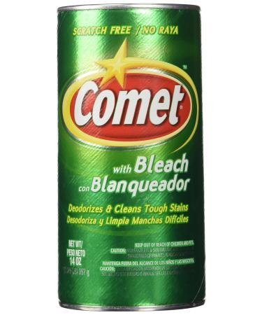 Comet with Bleach (Scratch Free) NET WT 14OZ.