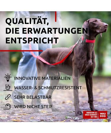 Waterproof Adjustable Dog Collars for Big Medium & Small Dogs | Waudog - Durable & Stylish Puppy Collars - Buy Online on GoSupps.com