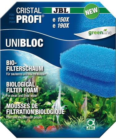 JBL UniBloc Bio-Filter Foam Insert 2-Pack for CristalProfi E150X E190X - Aquarium Filter Replacement - Buy Online on GoSupps.com