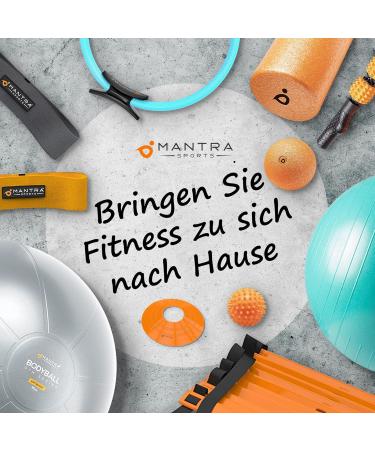 Mantra Sports Pilates Ring Fit - Pelvic Floor Trainer for Women & Men | At-Home Fitness Equipment | Black Leg Press & Thigh Trainer - Buy Online on GoSupps.com