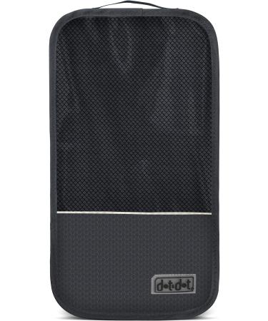Golf Shoe Bag - Unisex Shoe Tote 13.75 x 7 x 4.5 Black | Heavy Duty Travel Organizer - Buy Online on GoSupps.com