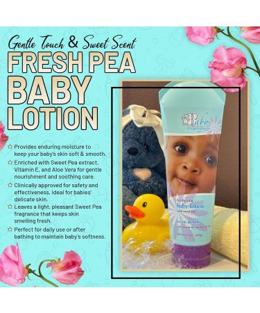 Clear Essence Baby Freshening Lotion with Sweet Pea | Nourishing Daily Moisturizer for Smooth Skin | Dermatologist Tested | All Skin Types - International Shipping Available - Buy Online on GoSupps.com