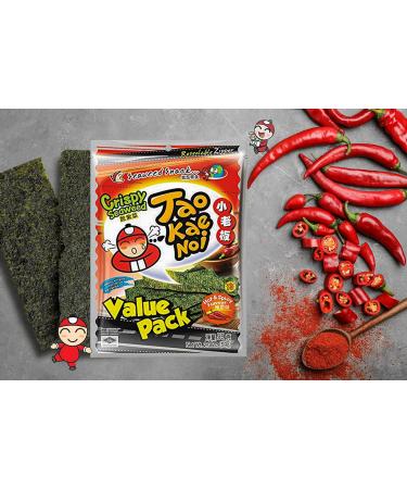 TAO KAE NOI Crispy Seaweed Hot & Spicy 59 g - Buy Online on GoSupps.com
