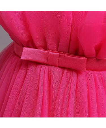 NNJXD Baby Girls Flower Princess Party Dress - Hot Pink-a - 12-24 Months - Buy Online on GoSupps.com