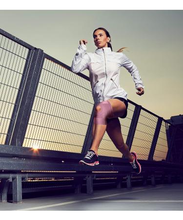 Premium Copper Lined Knee Support Brace Doctor Developed for Guaranteed Relief & Support in Pink - Buy Online on GoSupps.com