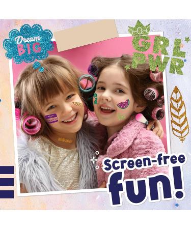 Purple Ladybug Glitter Tattoo Kit for Kids - 175 Designs, No Mess Temporary Tattoos for Girls, Tween Girls Gift Idea - Perfect for Girls Ages 8-10 - Buy Online on GoSupps.com