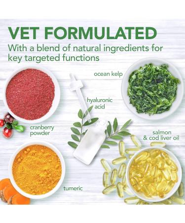 Vets Best Daily Soft Chews for Senior Dogs - 180 Count | Premium Health Supplements for Aging Pets - Buy Online on GoSupps.com