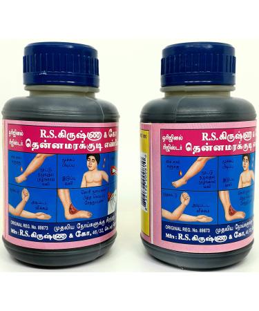 R.S.KRISHNA & CO Original Thennamarakudi Oil 150gm (330ml Pack of 2)