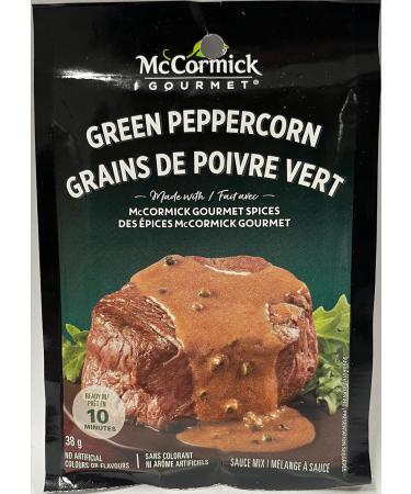 McCormick Gourmet Premium Quality Dry Sauce Mix Green Peppercorn 38g Case Pack 12 Count - Buy Online on GoSupps.com