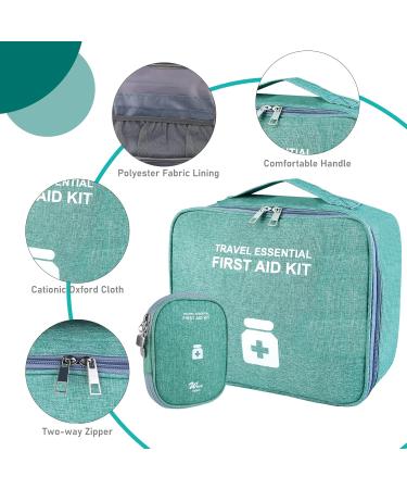 Medicines Bag for Travel - 3 Piece Large Capacity Medication Storage & First Aid Bag for Home Office & Outdoor Use - Buy Online on GoSupps.com