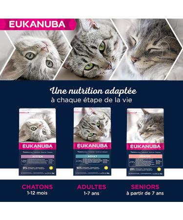 EUKANUBA - Sterilized or Overweight Cat Premium Dry Food Adult Senior Complete and Balanced Food - Rich in Rice - Fresh - Buy Online on GoSupps.com